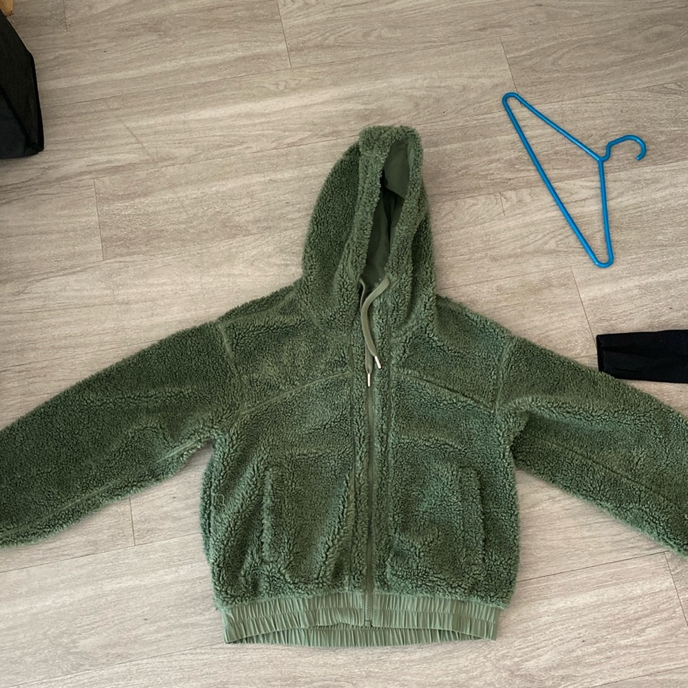 Lululemon Reversible Fleece Jacket, green